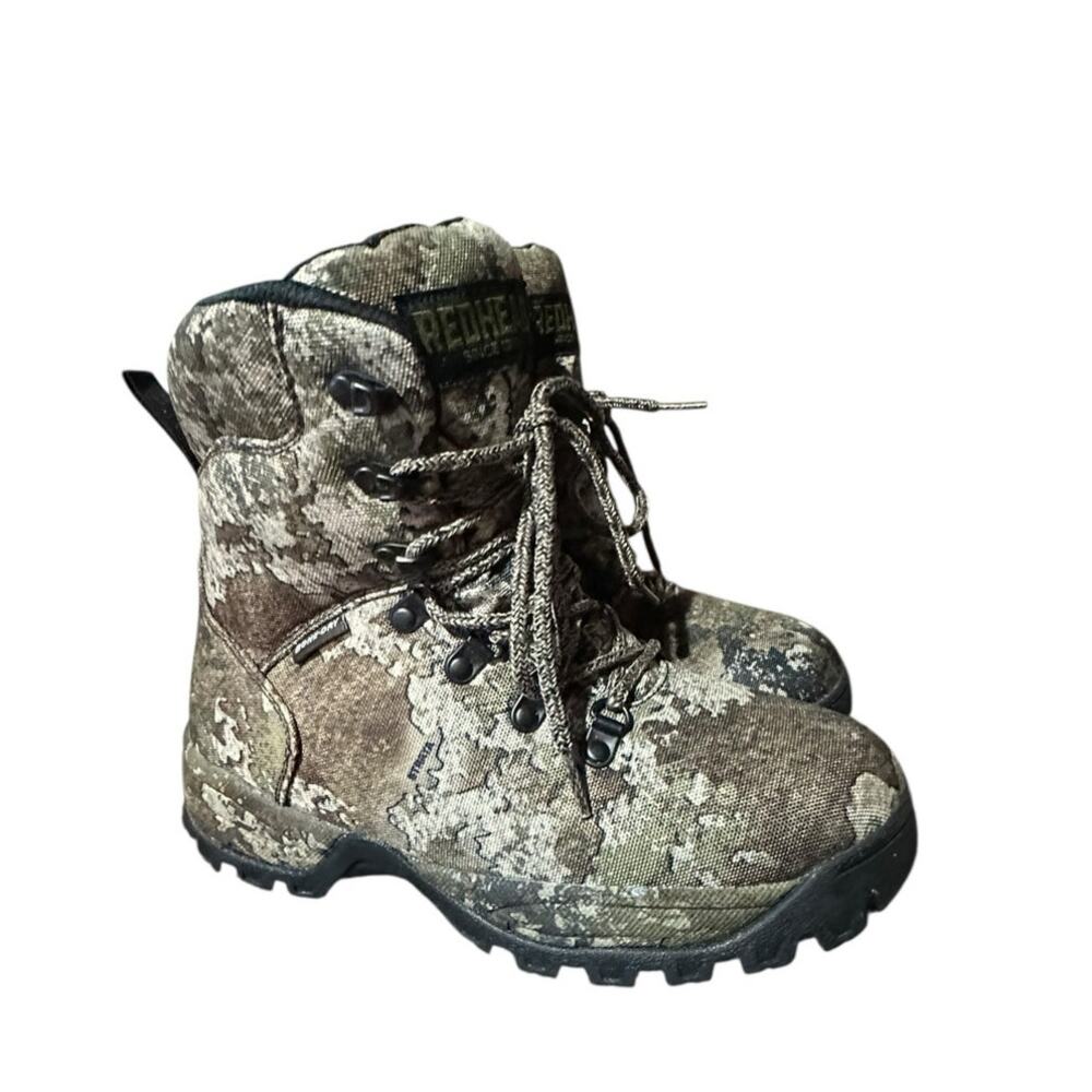 Red Head Camouflage Mens Expedition Ultra Bone Dry Hunting Boots Sz 6 Waterproof